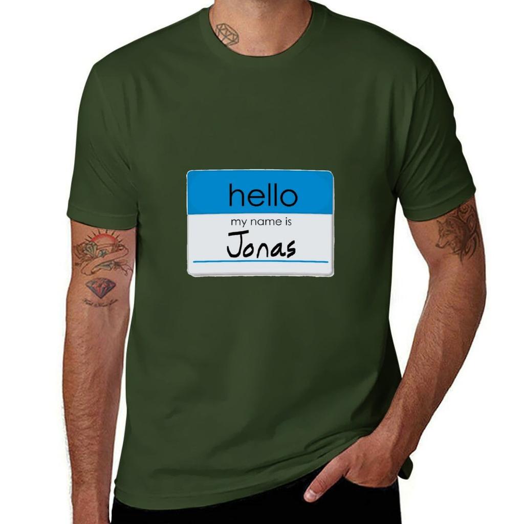 Weezer My Name Is Jonas T-Shirt Kawaii Clothes Anime Clothes Plus Sizes T Shirt for Men