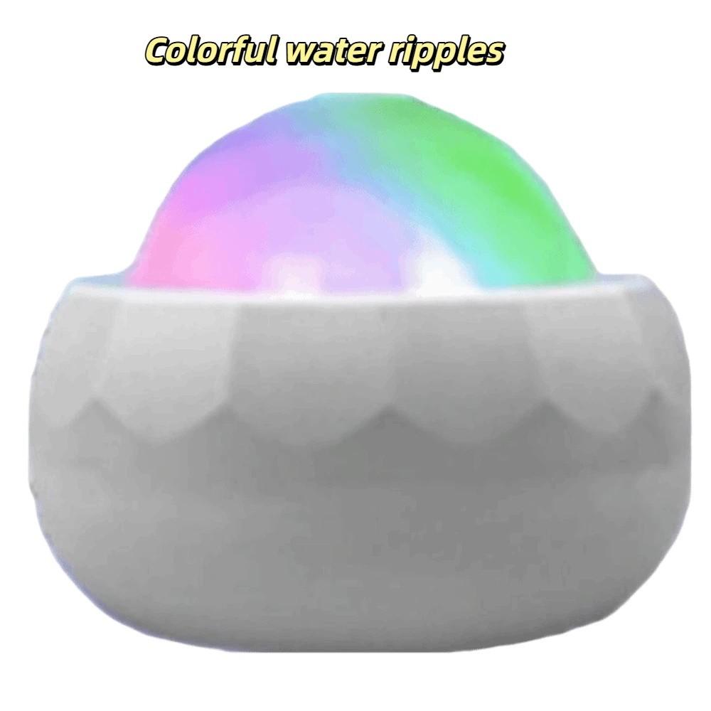 LED Light Starlight Projector Colorful Light Water Ripple Effect Starry Sky Projector Glowing Lamp Iridescent Light Aurora Lamp