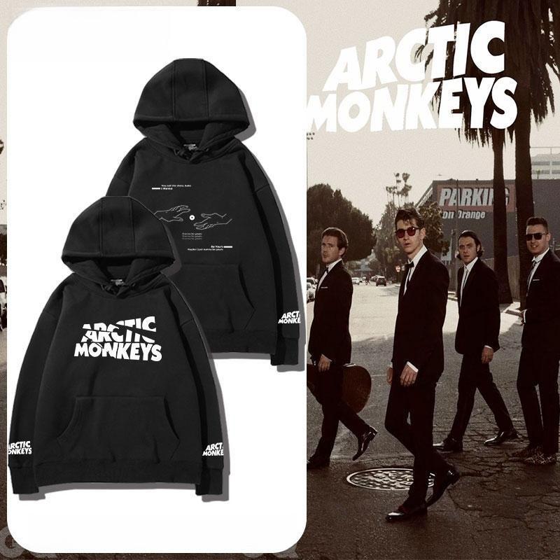 Arctic Monkeys Hooded Fleece Single Men and Women with Qiu Dong The Arctic Monkeys Rock American Street Coat