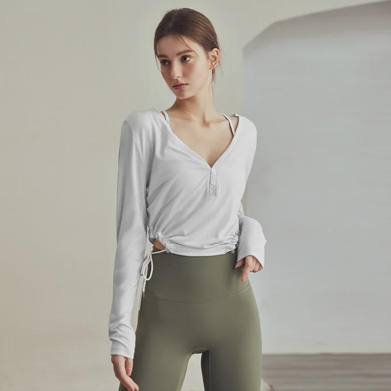 Premium Women's Autumn/Winter Yoga and Fitness Long-Sleeve Suits – Ideal for Running, Pilates, and Training.