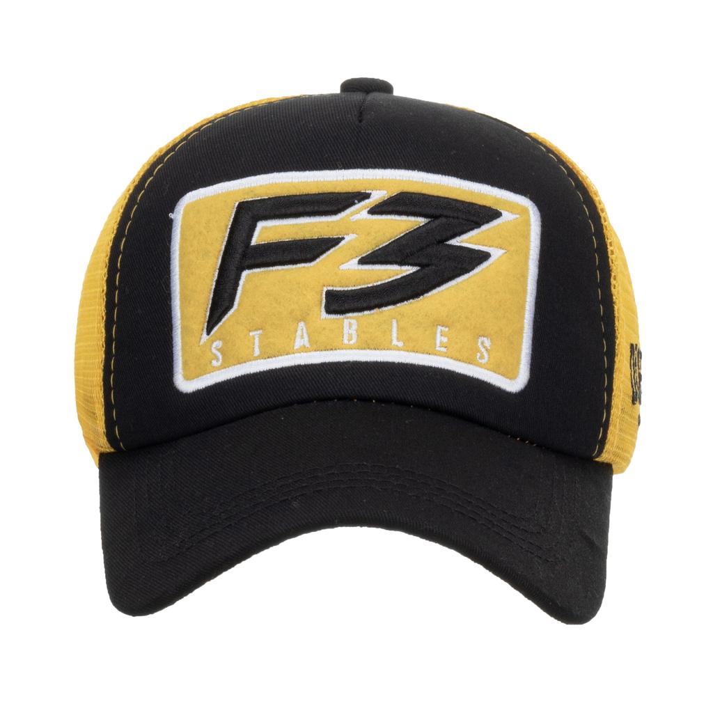New boutique F embroidered baseball cap summer color matching mesh hat men's and women's outdoor leisure cap