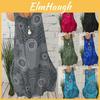 Dames Boho Zomerjurk Midi Lengte Zomer Avond Cocktailfeest Strandjurk Maat S T/m 5xl Met Elegant Kant Hol Ontwerp