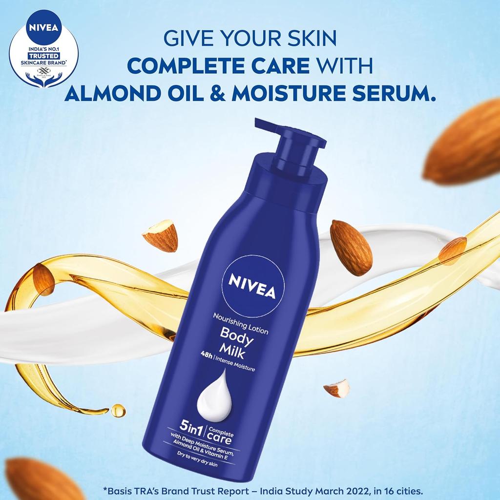 Nivea Nourishing Lotion Body Milk Richly Caring for Very Dry Skin, 400ml