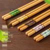 Color-Coded Anti-Mold, Anti-Slip Bamboo Chopsticks Set for Portion Control - High-End Family Cutlery