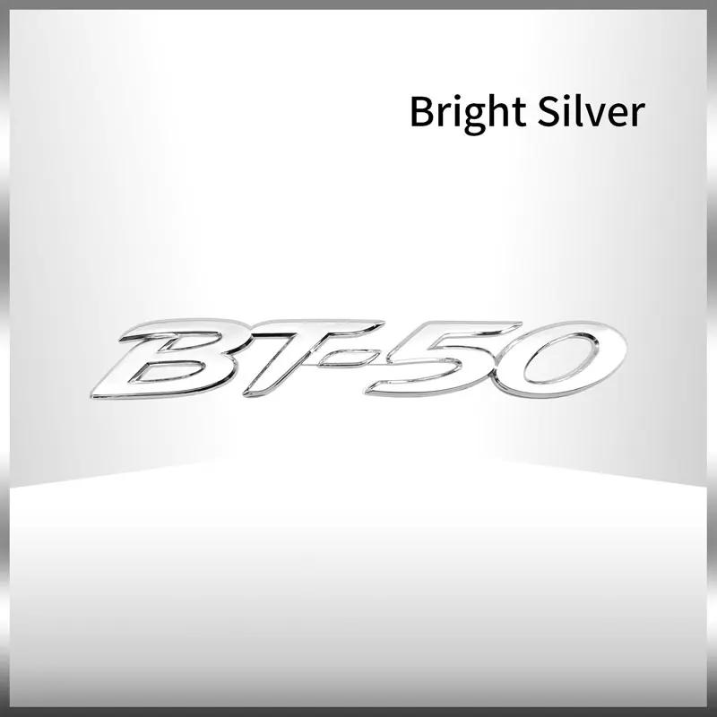 1Pcs 3D ABS Plastic BT-50 BT50 4X4 Car Emblem Letters Badge Rear Tail Trunk Sticker Decal For Mazda Auto Accessories