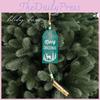 Christmas Themed Pattern Wooden Pendant Decoration Props For Festive Home Decor