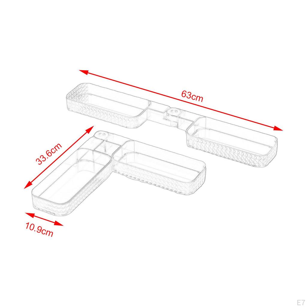 Bathroom Shelf Shower Corner Organizer Shelf, Pounch Free Heavy Duty for Inside