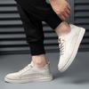 Handmade Leather Casual Men's Shoes Outdoor Design Sneakers Male Comfortable Leather Shoes Men Fashion Hot Sale Driving Footwear