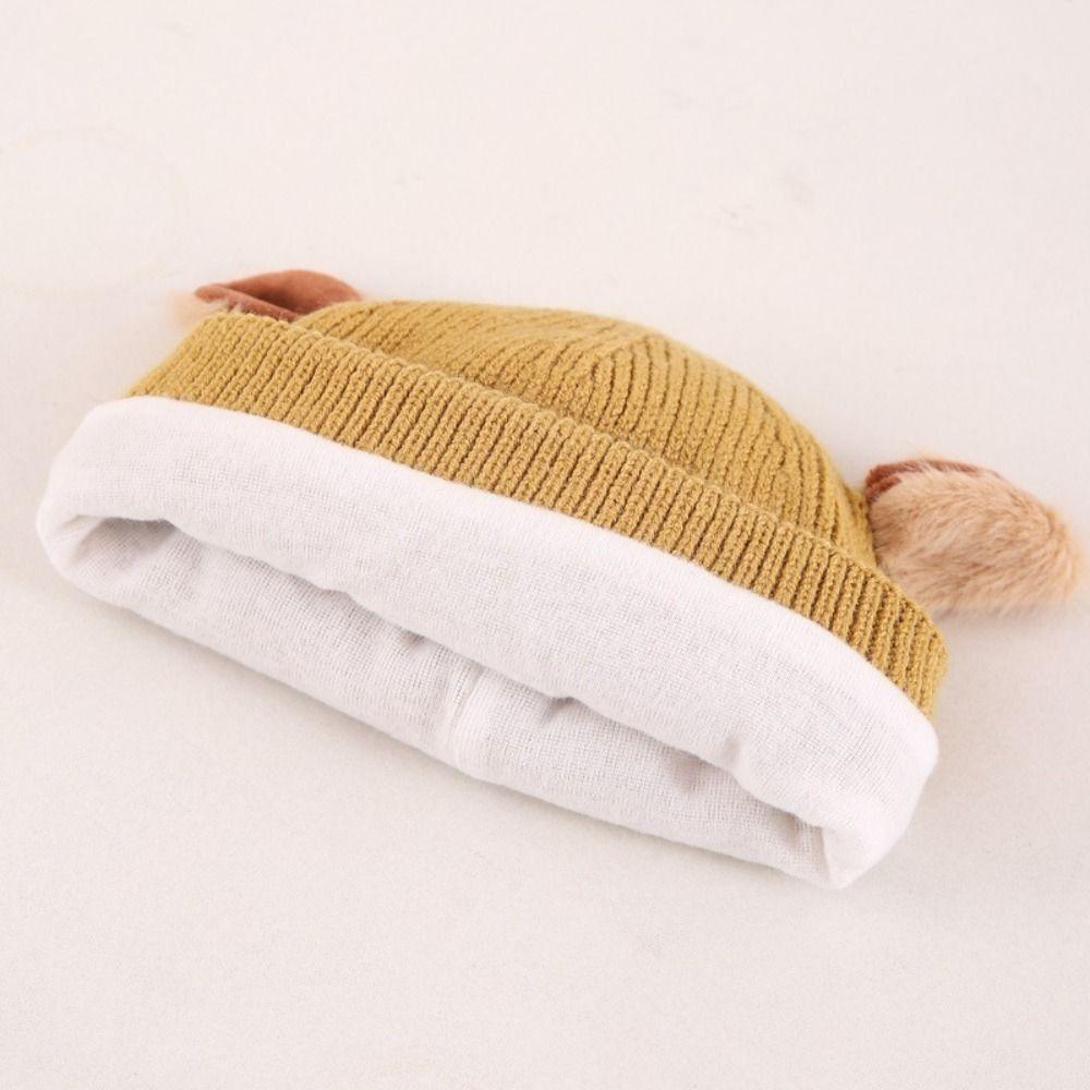 Capybara Baby Mütze Wolle Baby Strickmütze NEU Gehäkelte Mützen Herbst und Winter