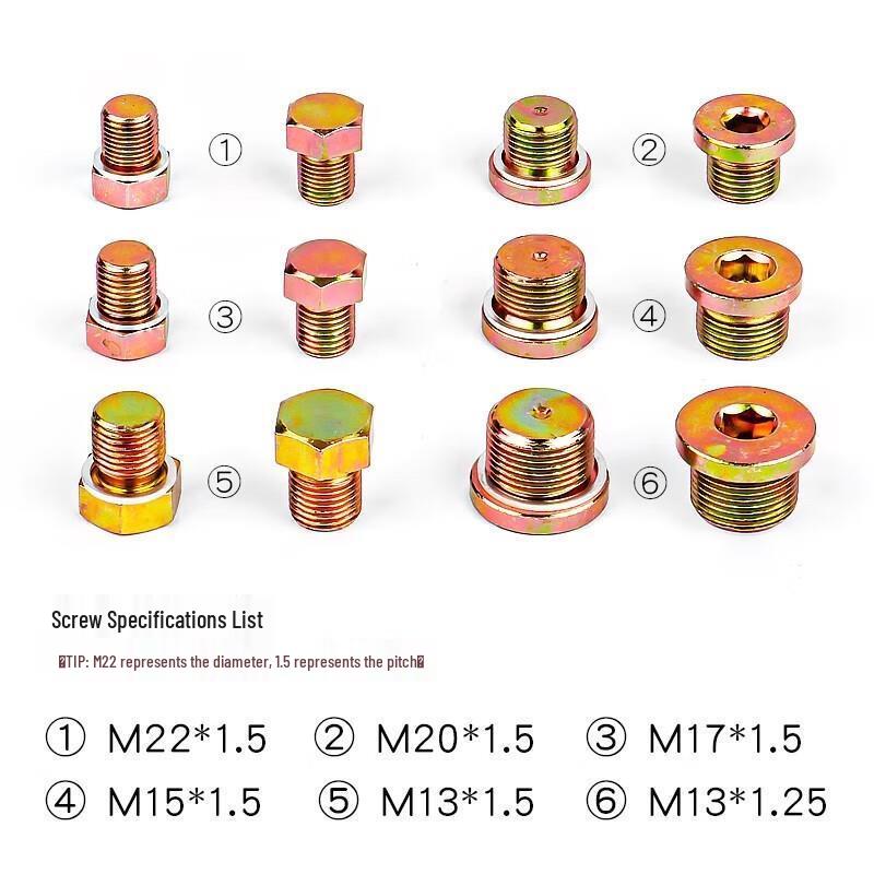 Car Oil Pan Drain Plug Thread Repair Kit
