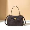 Kelly Bag, High-end Frosted Suede Flap Handbag, Large Capacity Commuting Versatile Single Shoulder Crossbody Bag