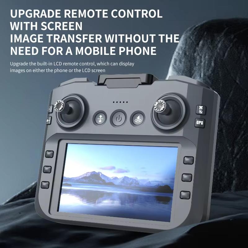New LF669 RC MINI Drone with Screen Display HD Camera Brushless Obstacle Avoidance GPS WIFI EIS FPV Foldable Quadcopter Toy Gift