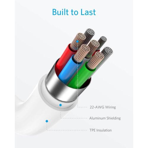 [Set of 2] Anker PowerLine II USB-C & Lightning Cable 0.9m Set of 2 MFi certified PD compatible Compatible with iPhone 14 / 13 / 12 / SE (3rd generati
