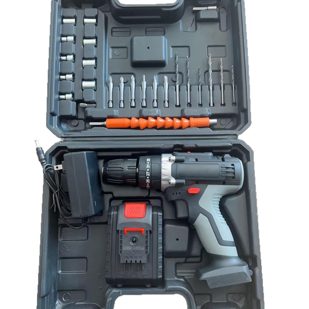 Industrial Ultra-Power Lithium Dual-Speed Electric Drill & Impact Screwdriver