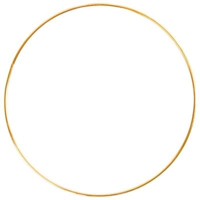 Metal Circle - Gold - 40 Cm
