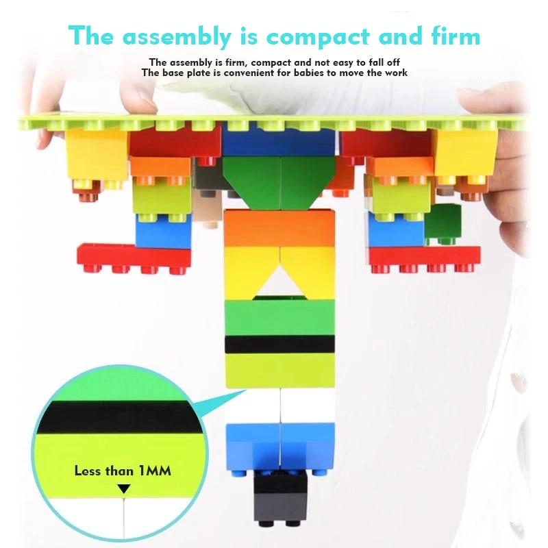 Diy Assembly Of Large Particle Bulk Building Blocks Children'S Creative Large Particle Building Blocks Children'S Fun Puzzle Toy