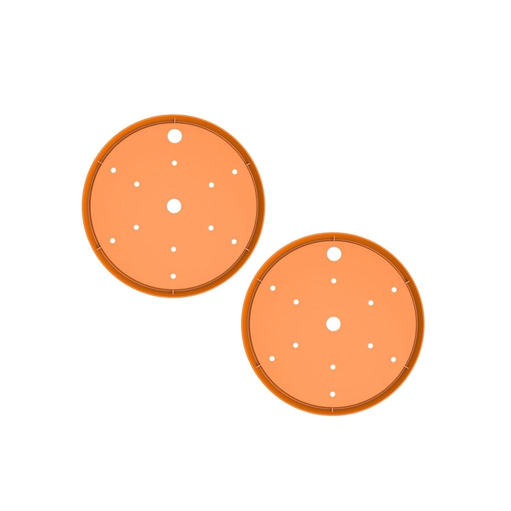 2 Stück Runder Pflanzeneinsatz Pflanztopfeinsatz mit Drainagelöchern Weniger Blumenerde verwenden Pflanzzubehör für den Außenbereich