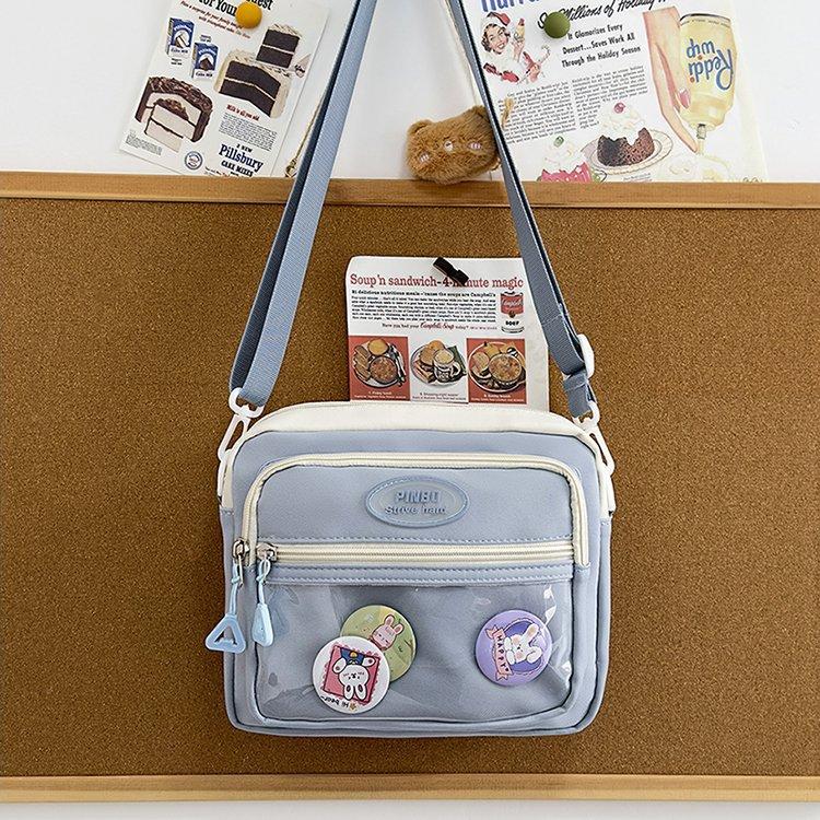 Harajuku Sweet Girls' Cute Ulzzang Ita Bag, New Style Women's Outing Shoulder Bag, Daily Commuting Casual Cross-body Bag