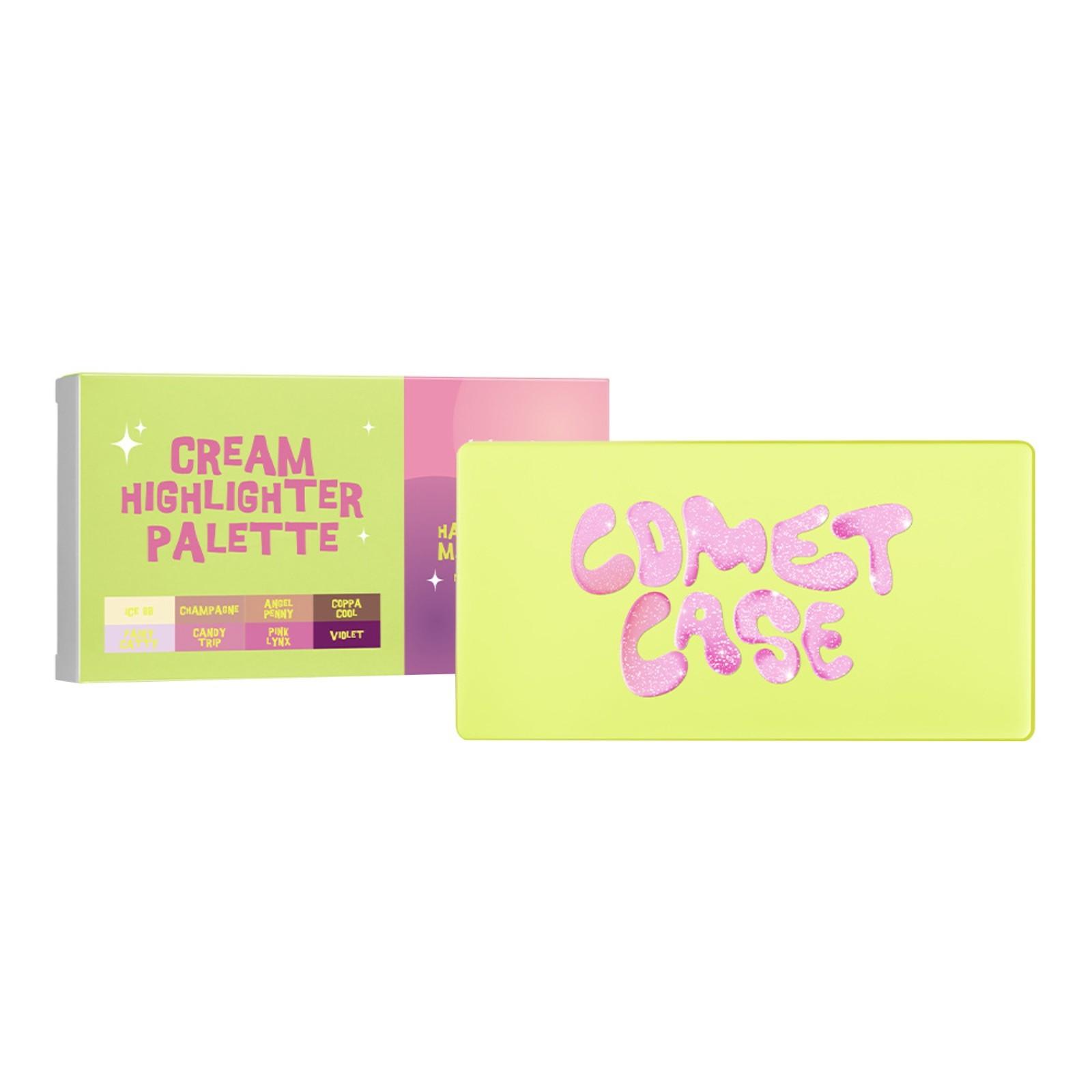 

8-цветный кремовый хайлайтер для лица, трехмерный осветляющий, увлажняющий хайлайтер