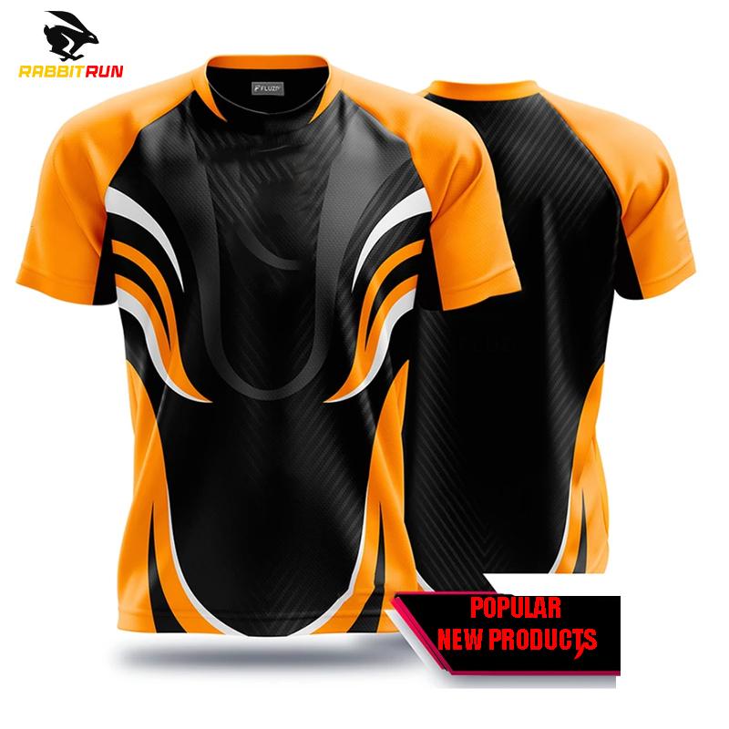 2024 E-Sport-Stil Tops Herren T-Shirt Fitness Laufen Kurzarm Mode Jungen Sportbekleidung Fan Training Kinder Fußball T-Shirt