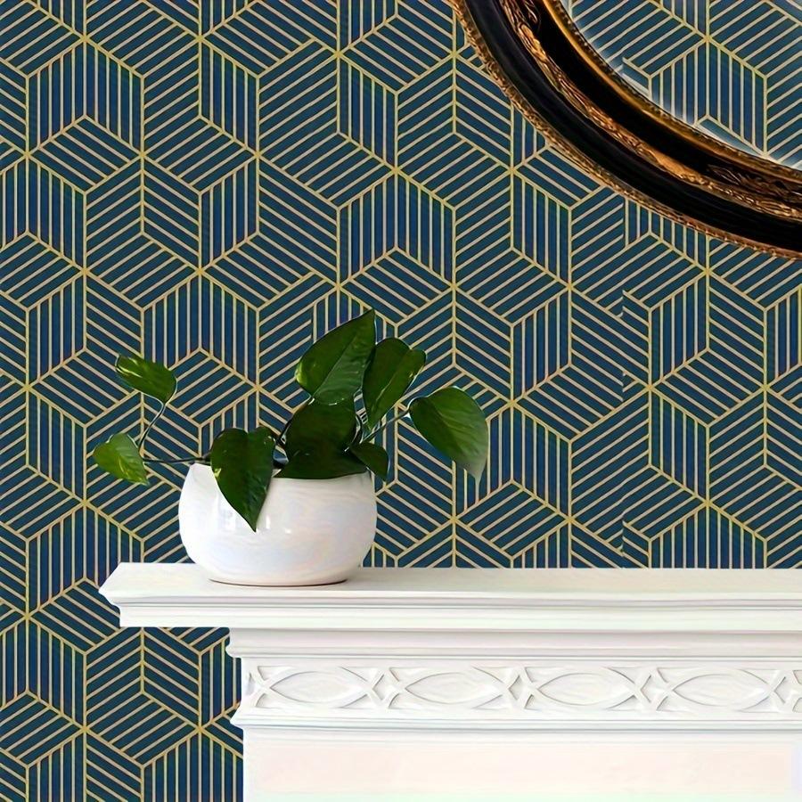 

Nordic Style Self-adhesive Waterproof Wallpaper for Bedroom Living Room Background Wall Old Furniture Stickers Wall Sticker 1mx45cm