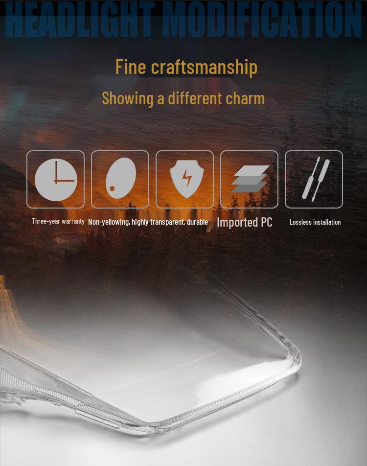 Toyota Camry Headlight Lens Cover 2009-2011 Model - Bottom Shell Lampshade Housing