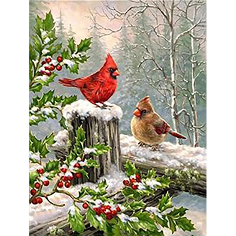 5D Diy Diamond Painting Winter Landscape Diamond Embroidery Winter Snow Scene Christmas Mosaic House Cross Stitch Kit Home Decor