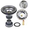 1Set Corrosion Resistance Basin Drain Simple Structure Easy To Install Sink Filter Accessories Durable Stainless Steel