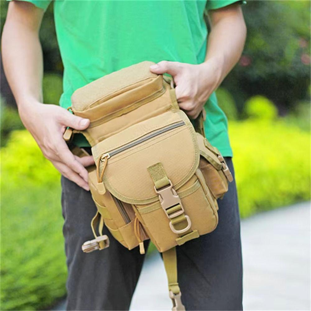 Adjustable Outdoor Drop Leg Bag Large Capacity Motorcycle Bag Climbing Hiking Waist Pack  Cycling