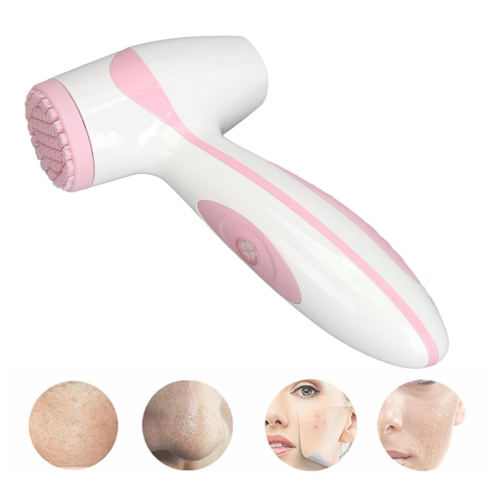 Facial Cleansing Brush Electric Facial Rotating Silicone Brush Rechargeable Deep Cleansing Gentle Exfoliating Face Scrubber
