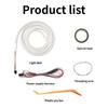 Waterproof LED Light Strips for Vehicle Trunk Flexible Design Easy Plug in Install Universal Fit Enhances Driving Safety