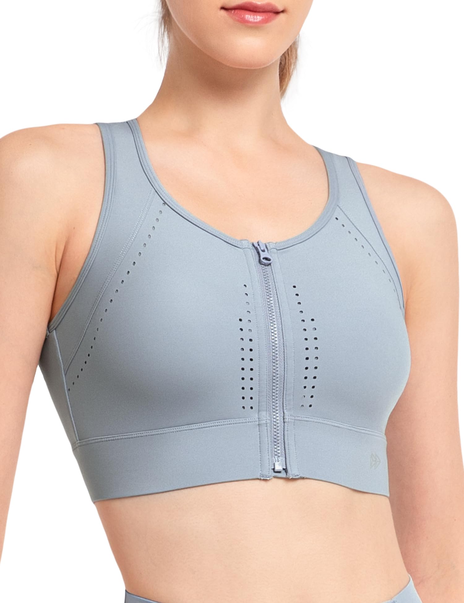 

Yvette Sports No Front High Integrated No High Sweat Quick Sports XL Синий Бюстгальтер, Поддержка, Открытие, Поддержка, Спинка-борцовка, Чашка, Косточка, Подмышечная область, Сетка, синий