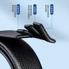 Hengyuanxiang Men's Genuine Leather Belt Light Luxury Business Interior Automatic Buckle Pants Belt Gift Box Gift Set for Elders
