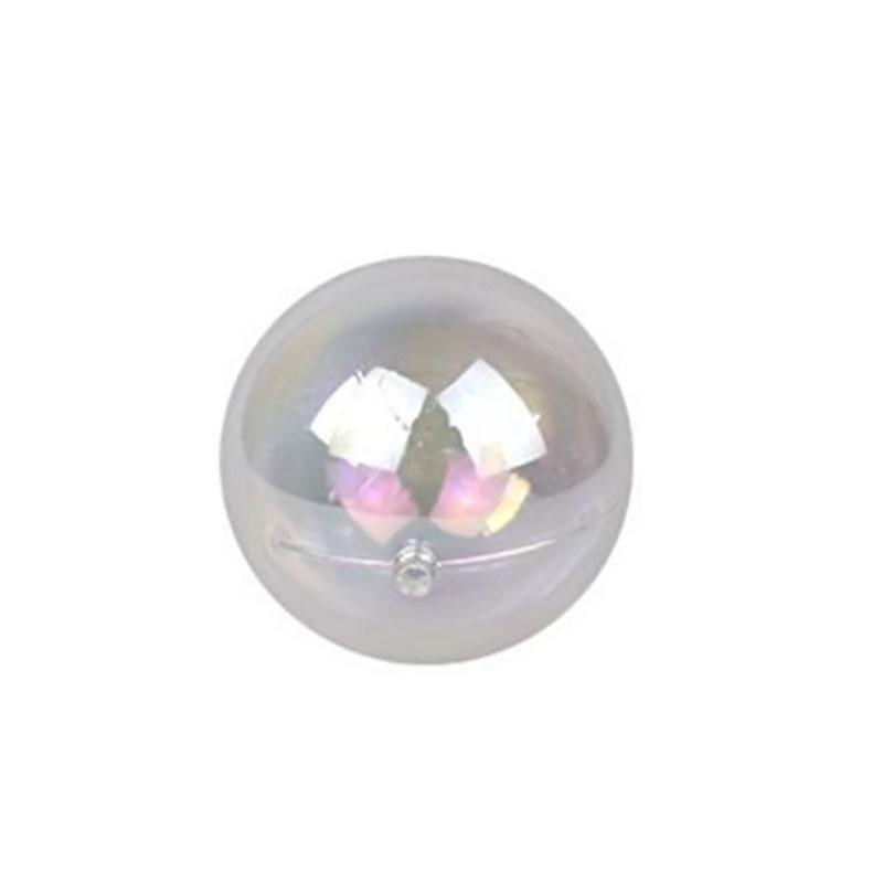 Gold, Silver, and Iridescent Ball Cake Toppers - Baking, Birthday, Dessert Decoration Set