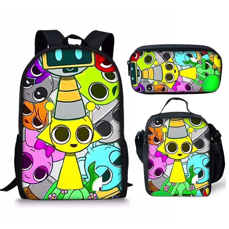 Rhythm Box Schoolbag Cartoon Animation Primary School Third or Fourth Grade Light Burden Reduction Primary and Secondary School Student Storage Bag