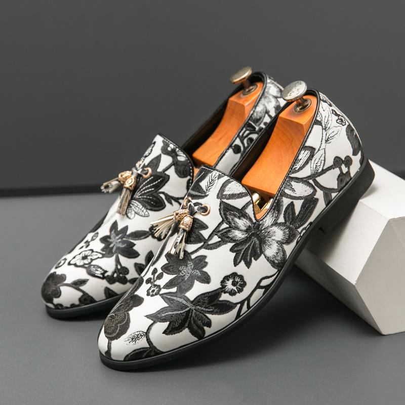 New Black Yellow New Dress Shoes for Men Lace-up Designer Party Business Office Oxfords Pointed Toe Big Size 2024 Autumn Loafers