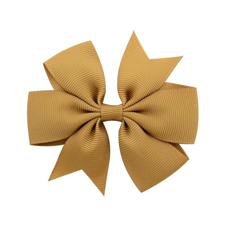 Hot Sale Solid Color Ribbon Fishtail Bow Hair Clip 40 Colors Children's Hair Clip Hair Accessories