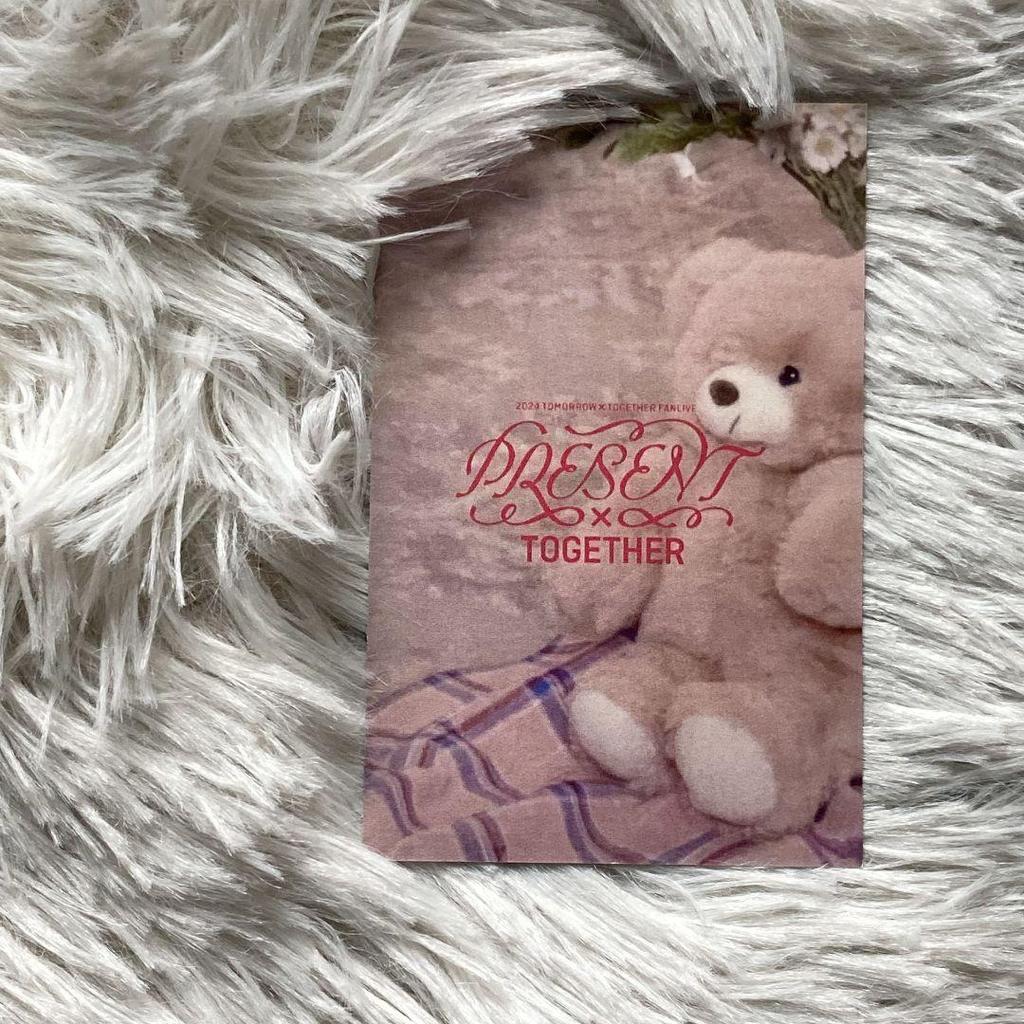 [USED] TXT SBS MOAZONE FANLIVE Sanok Beomgyu Trading Card