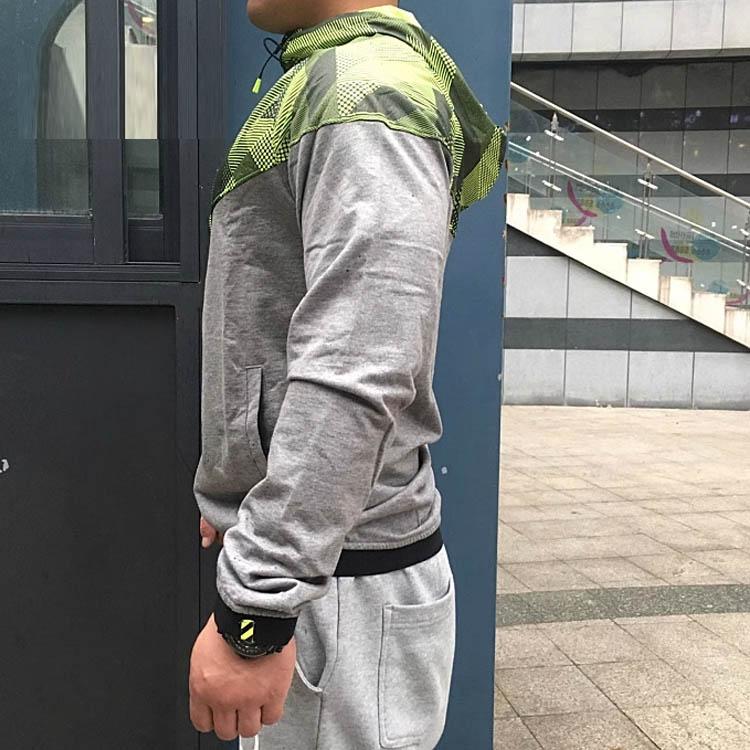 Nike Hooded Knit Straight Long Sleeve Sweatshirt Men sweatshirt Gray 687427-091