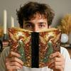 Handmade Fairy Leather Grimoire: Christmas Gift Book of Shadows