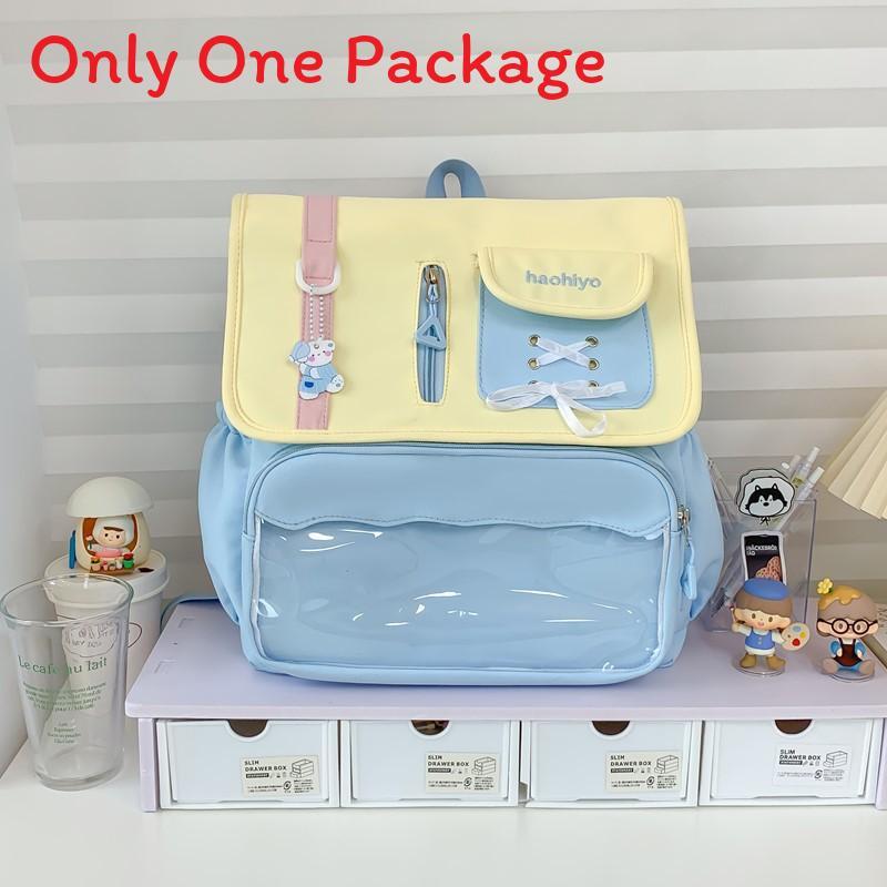 School Style College Backpack With Fabric For Girls Education Use