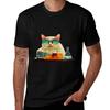Funny Cat Learns Chemistryi Love Chemistry And Cats Tshirt Fitness Quick Dry Short Sleeve Top