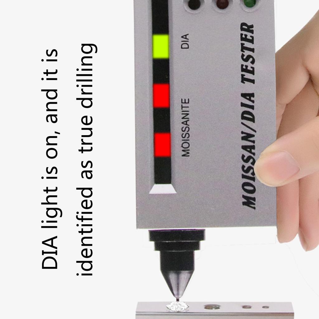 Hohe Genauigkeit Diamanttester Professioneller Diamanttester Stift Juwelierwerkzeug für Anfänger und Experten - Diamant