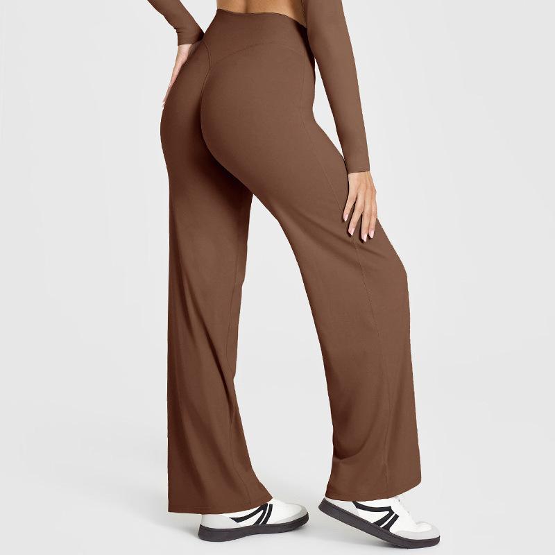 Yoga Pants Women's Long Pants High Waist Straight Pants Loose and Thin Yoga Clothes Sports Outdoor Fitness Clothes Women