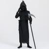 Costume di Halloween per Bambini Vestito Falciatore Mortale Con Occhiali Luminosi Cosplay Performance sul Palco