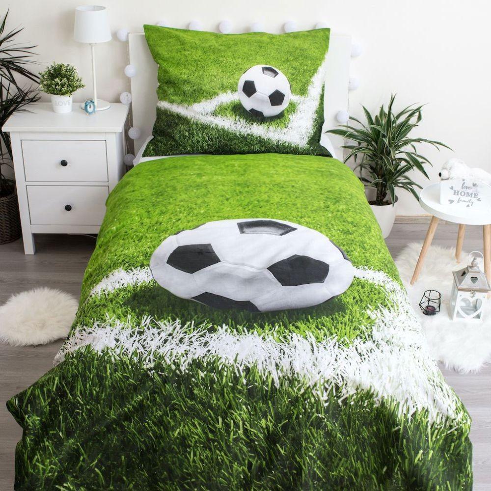 Jerry Fabrics Cotton Football Duvet Cover Set