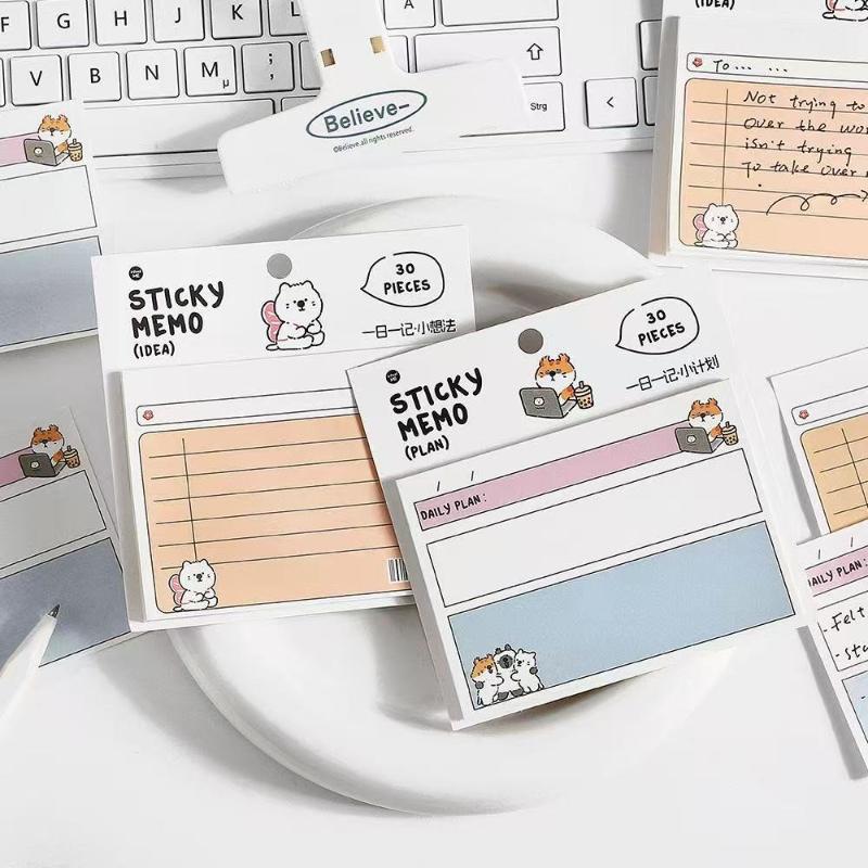 Office School Supplies A Note A Day Ins Korean Style Cute Check in Plan Note Study List N Times Sticky Kawai Stationery Gift