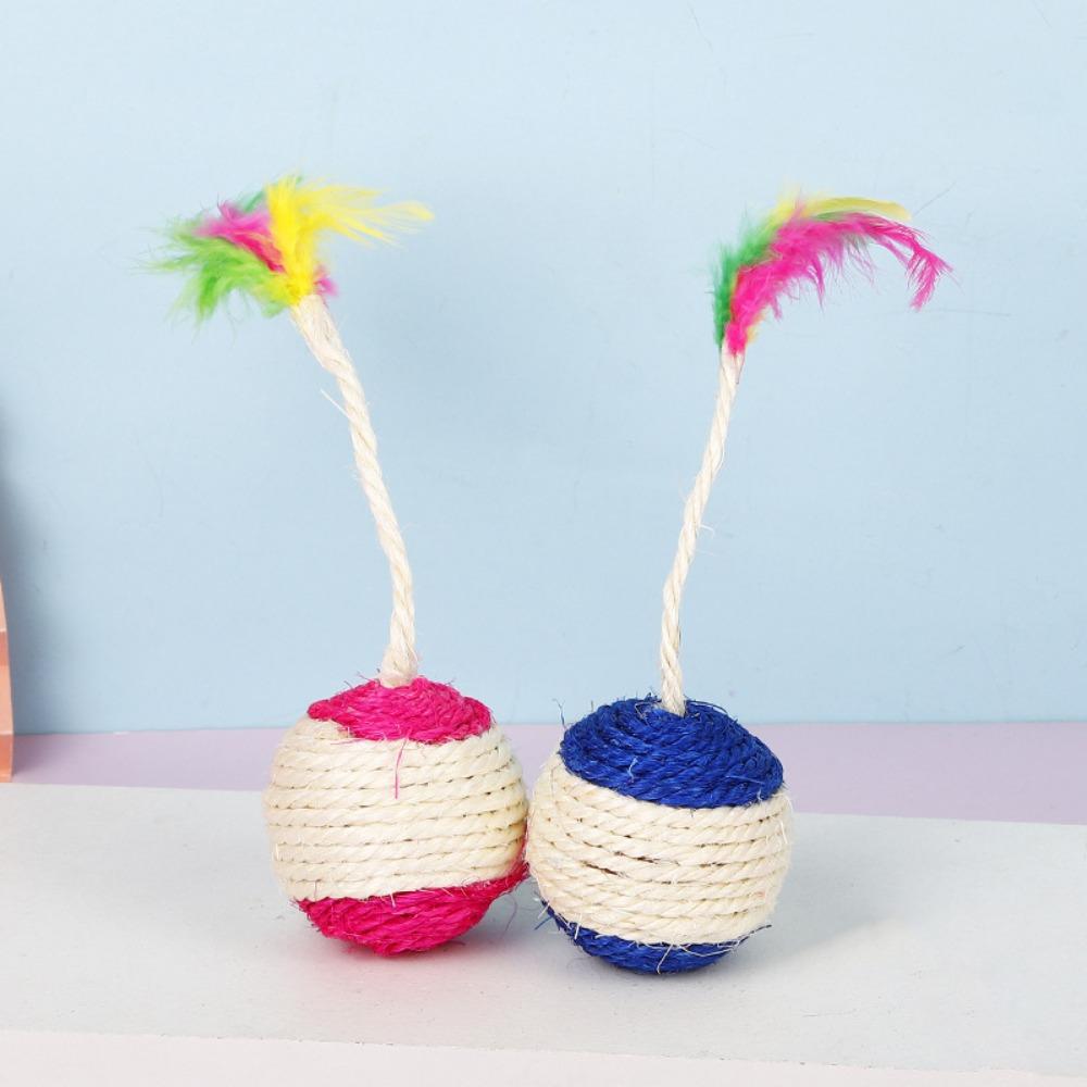 Interactive Toys Playing Sisal Cat Scratching Cat Scratching Ball Cat Balls Chew Ball Molar Ball