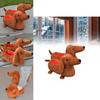 Adorable Dachshund Plush Slippers Cozy Cartoon Design For Comfortable Home Use