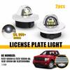 Pair License Lights Plate Set of 2 Driver & Passenger Side White&Red for Ford